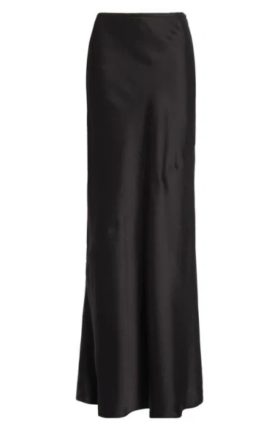 St John St. John Beverly Liquid Satin Skirt In Multi