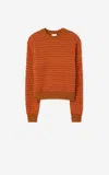 St John Bi-tonal Textured Stretch Knit Sweater In Multi