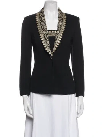 Pre-owned St John Blazer In Black