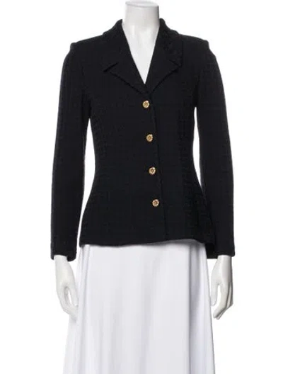 Pre-owned St John Blazer In Black