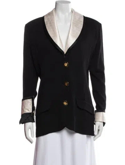 Pre-owned St John Blazer In Black