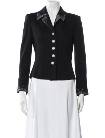 Pre-owned St John Blazer In Black