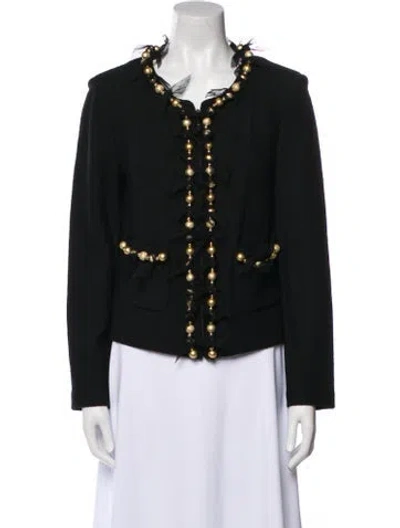 Pre-owned St John Blazer In Black