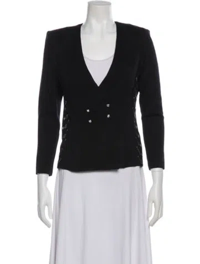 Pre-owned St John Blazer In Black