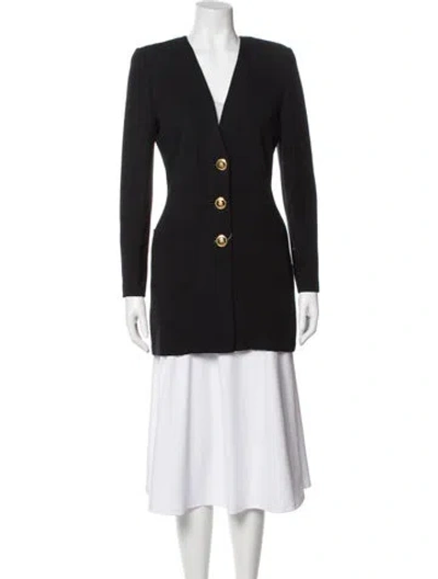 Pre-owned St John Blazer In Black
