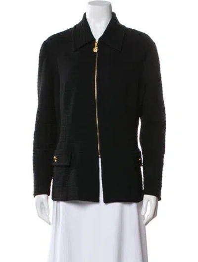 Pre-owned St John Blazer In Black