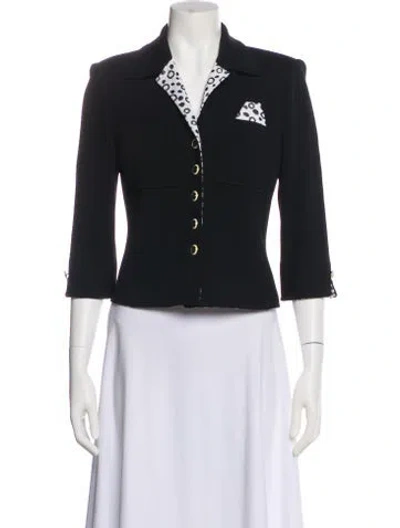 Pre-owned St John Blazer In Black