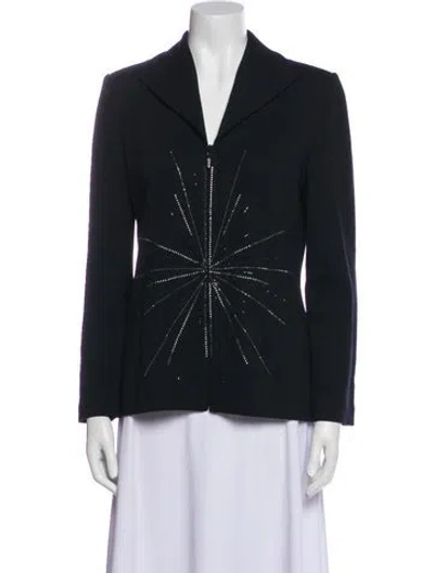 Pre-owned St John Blazer In Black
