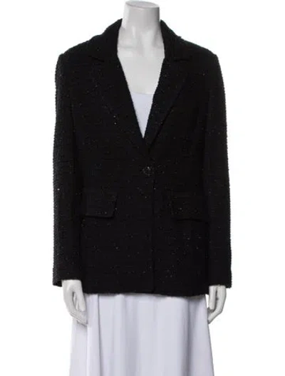 Pre-owned St John Blazer In Black