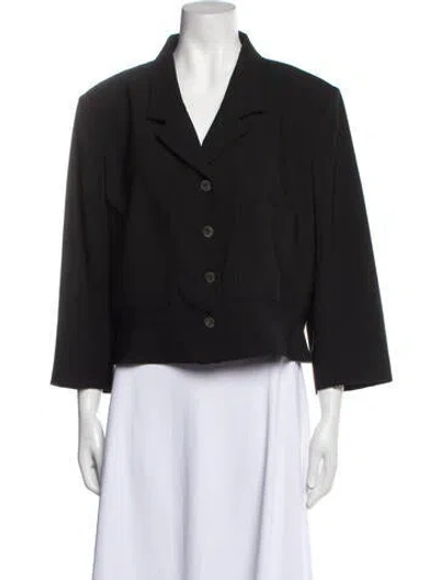 Pre-owned St John Blazer In Black