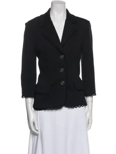 Pre-owned St John Blazer In Black