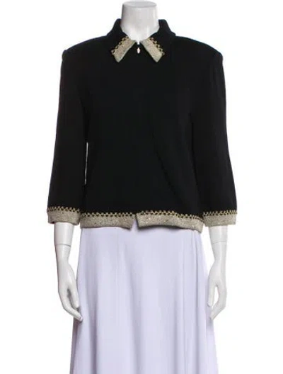 Pre-owned St John Blazer In Black