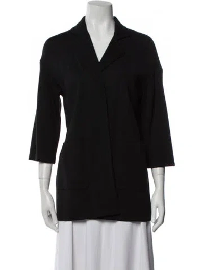 Pre-owned St John Blazer In Black
