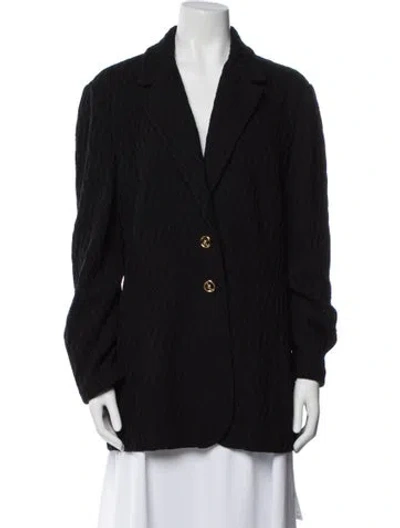 Pre-owned St John Blazer In Black