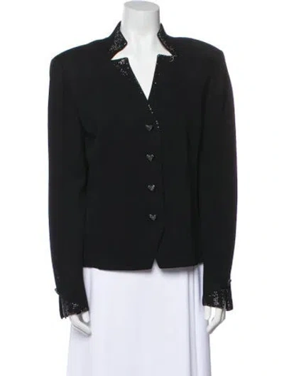 Pre-owned St John Blazer In Black
