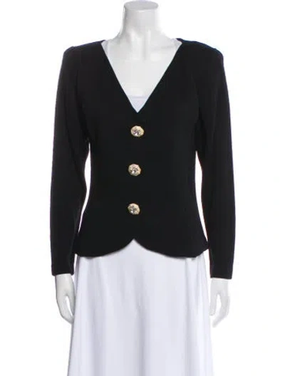 Pre-owned St John Blazer In Black