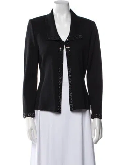 Pre-owned St John Blazer In Black