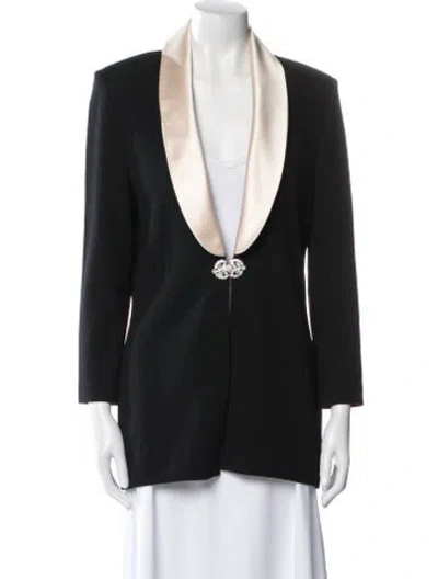Pre-owned St John Blazer In Black