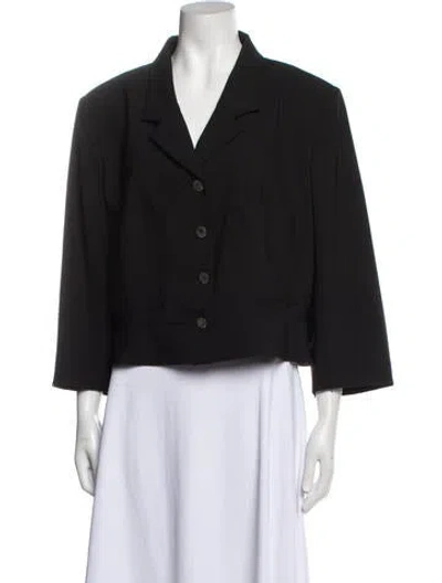 Pre-owned St John Blazer In Black