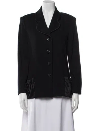 Pre-owned St John Blazer In Black
