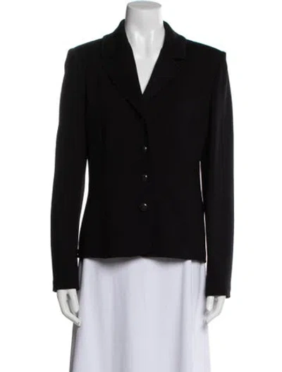 Pre-owned St John Blazer In Black