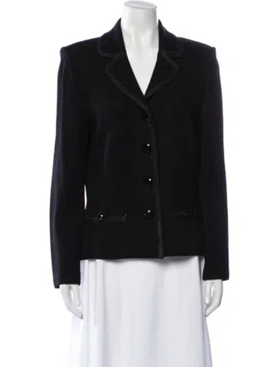 Pre-owned St John Blazer In Black