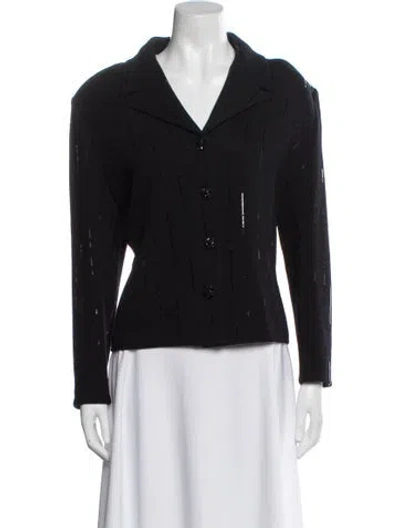 Pre-owned St John Blazer In Black