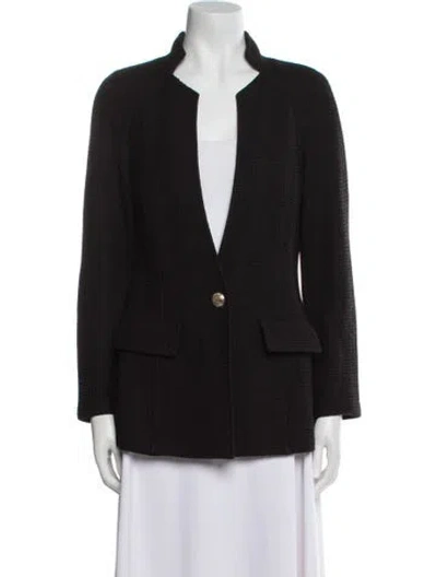 Pre-owned St John Blazer In Black