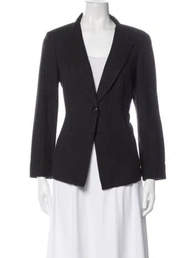 Pre-owned St John Blazer In Black