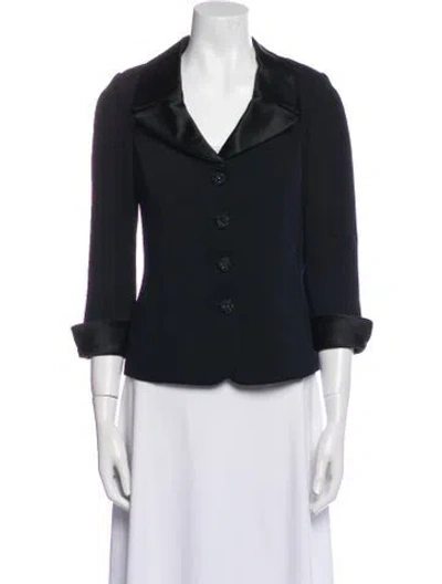 Pre-owned St John Blazer In Black