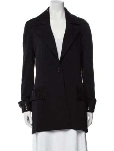 Pre-owned St John Blazer In Black