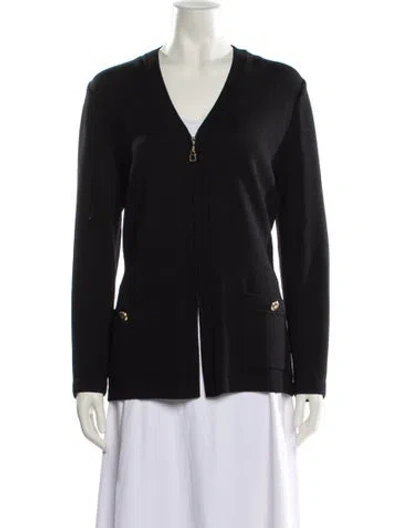 Pre-owned St John Blazer In Black