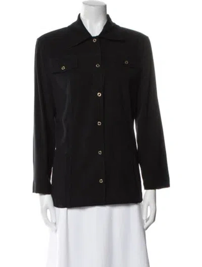 Pre-owned St John Blazer In Black
