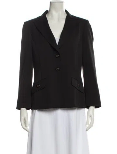 Pre-owned St John Blazer In Black