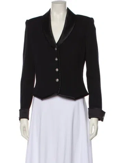 Pre-owned St John Blazer In Black