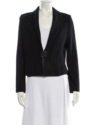 Pre-owned St John Blazer In Black
