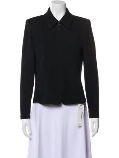 Pre-owned St John Blazer In Black