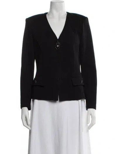 Pre-owned St John Blazer In Black