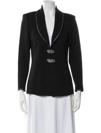 Pre-owned St John Blazer In Black
