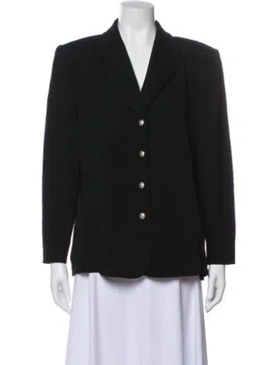 Pre-owned St John Blazer In Black