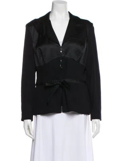 Pre-owned St John Blazer In Black