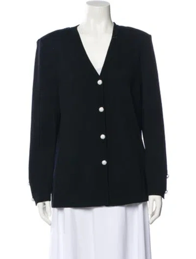 Pre-owned St John Blazer In Black