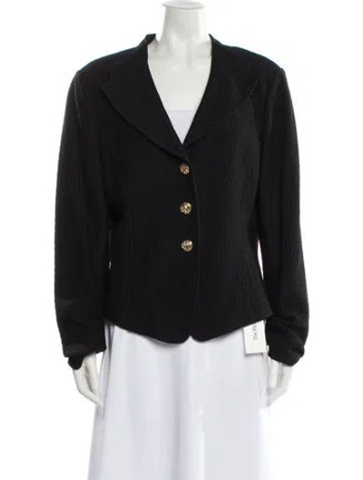 Pre-owned St John Blazer In Black