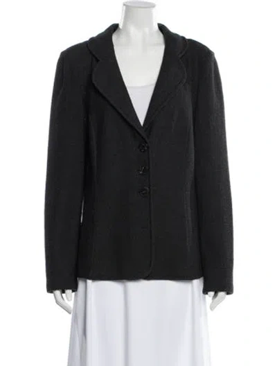 Pre-owned St John Blazer In Black