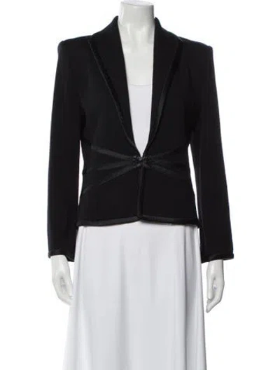 Pre-owned St John Blazer In Black