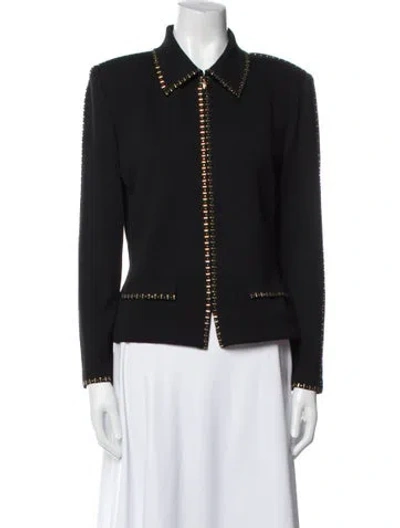 Pre-owned St John Blazer In Black