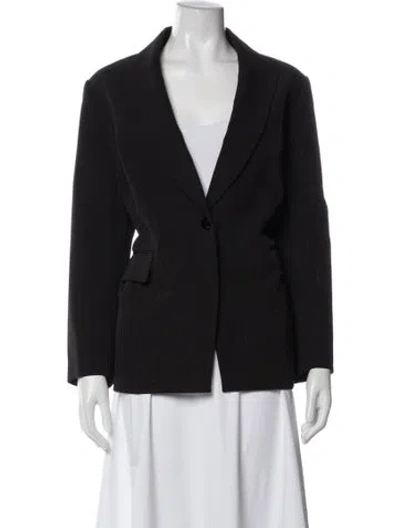 Pre-owned St John Blazer In Black