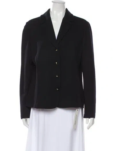 Pre-owned St John Blazer In Black