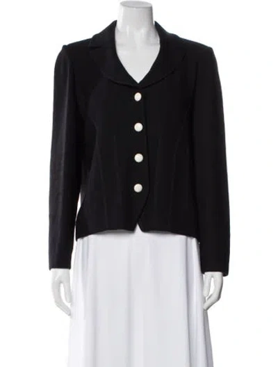 Pre-owned St John Blazer In Black