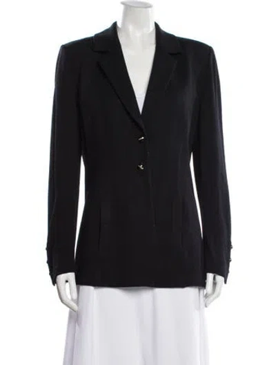 Pre-owned St John Blazer In Black